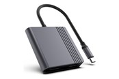 USB hub - Gembird 2-Port USB-C USB hub - 2 porttia - Harmaa - A-CM-HDMIFDPF-01