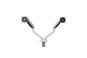 Näytön kiinnitys - ONEFORALL Experience Gaming Monitor Arm - Dual - RGB - White - DM8220