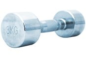 Urheilu & Fitness - TITAN LIFE PRO Chrome Dumbbell 3 kg - 400-800718