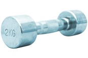 Urheilu & Fitness - TITAN LIFE PRO Chrome Dumbbell 2 kg - 400-800716