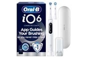 Sähköhammasharjat - Oral-B Sähköhammasharja iO6 White + 1 Extra Refill - 8006530067652