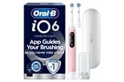 Sähköhammasharjat - Oral-B Sähköhammasharja iO6 Series Pink Sand Sensitive + 1 Extra Refill - 8006530067461