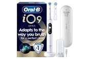 Sähköhammasharjat - Oral-B Sähköhammasharja iO9 White Alabaster + 1 Extra Refill - 8006530067867