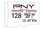 Muistikortti - PNY - flash memory card - 128 GB - microSD PCI Express Gen 3x1 UHS-I - P-SDU128P31880EXP-GE