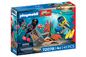 Playmobil - Playmobil Kaupunkitoimintaa - Poliisisukeltaja ja aarre - 72078