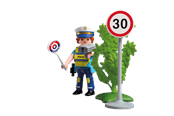 Playmobil - Playmobil Figures - Poliisi nopeusmittarin kanssa - 72029