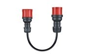 Sähköauton lataus - go-e Gemini Flex 11 kW -sovitin punaiseen CEE 32A - CH-04-36