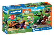 Playmobil - Playmobil Eläimet ja ystävät - Eläintarha: Eläintenhoitaja ajoneuvon kanssa - 72072