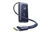 Powerbank - Baseus EnerCore CR11 10000mAh 45W Power Bank with Retractable USB-C Cable - Black Powerbank - musta - 10000 mAh - E0027G01