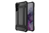 Puhelin - Kannet ja kotelot - Hurtel Hybrid Armor Case Tough Rugged Cover for Samsung Galaxy S22+ (S22 Plus) Black - 5907769337376