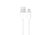 USB kaapelit - Puro TPE 12W USB-A - Lightning 2m - White - PUCAPLT12W2MTWHI