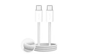 USB kaapelit - Puro Fabrik 4 240W Braided Cable USB-C - USB-C 1m - White - PUCCC240WFABK4WHI
