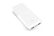 Powerbank - Puro Powerbank DAILY 10 PLUS 10000mAh 2x USBA / 1x USB-C 22.5W - White Powerbank - Valkoinen - 10000 mAh - PUFCBB100P3WHI