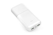 Powerbank - Puro Powerbank DAILY 20 PLUS 20000mAh 2x USB-A / 1x USB-C 22.5W PD AFC - white Powerbank - Valkoinen - 20000 mAh - PUFCBB200P3WHI