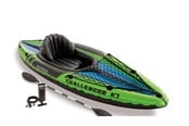 Vesileikit - Intex Challenger K1 kajakki, 1 henkilö, 274x76x33 cm - 68305