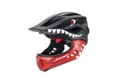 Pyörätarvikkeet - Rockbros TT-32005 Shark Children's Bike Helmet with Detachable Jaw Size M (54-58) - Black - TT-32005