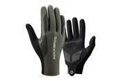 Pyörätarvikkeet - Rockbros 16110006003 shock-absorbing cycling gloves size L - green and black - 16110006003