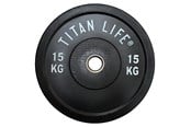 Urheilu & Fitness - TITAN LIFE PRO Bumper Plate Rubber 15 kg - 400-800007