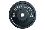 Urheilu & Fitness - TITAN LIFE PRO Bumper Plate Rubber 5 kg - 400-800005
