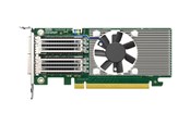 Verkkokortit (verkkosovittimet, tulostuspalvelimet jne.) - QNAP QXG-100G2SF-BCM - network adapter - PCIe 4.0 x16 - 100 Gigabit QSFP28 x 2 - QXG-100G2SF-BCM