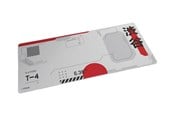 Lisävarusteet hiirelle ja näppäimistölle - Trust GXT759 XXL MOUSEPAD - JAPAN WHITE - 25717