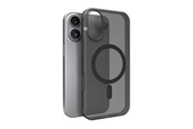 Puhelin - Kannet ja kotelot - Puro Daylight Magsafe Compatible Silicone Case for iPhone 17 - Translucent Black - PUIPC1763DAYLBLK