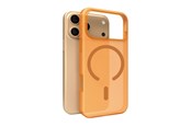 Puhelin - Kannet ja kotelot - Puro Daylight Magsafe Compatible Silicone Case for iPhone 17 Pro Max - Translucent Orange - PUIPC17P69DAYL2ORA