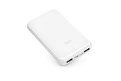 Powerbank - Puro Powerbank White 10000mAh 12W 2xUSB-A + USB-C - White Powerbank - Keltainen - 10000 mAh - PWFCBB100P2WHI