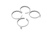 Action-kameran lisälaitteet - Sunnylife Propeller Guards for DJI Flip – Gray - FP-KC960-GY