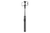 Puhelin - Muut lisävarusteet - Wozinsky Selfie stick  WRZP1 with automatically extendable legs tripod function 1.7m - black - 5907769372575