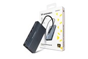 USB hub - Wozinsky USB-C Hub 14 in 1 WDS03Y5S Multifunctional Aluminum for 3 Monitors with 15 cm Cable - Gray USB hub - 5907769366444