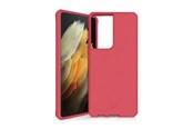 Puhelin - Kannet ja kotelot - ITSKINS FERONIABIO cover for Samsung Galaxy S21 Ultra 4G / 5G®. Red - SGU3-SPBIO-REDD
