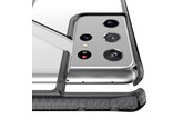 Puhelin - Kannet ja kotelot - ITSKINS  HYBRID CLEAR cover for Samsung Galaxy S21 Ultra 4G / 5G®. Black and transparent - SGU3-HBMKC-BKTR