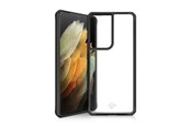Puhelin - Kannet ja kotelot - ITSKINS FERONIABIO PURE Cover for Samsung Galaxy S21 Ultra 4G / 5G®. Black and transparent - SGU3-FROPE-BKTR