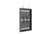 Seinäkiinnitys, AV-kiinnikkeet & AV-kalusteet - Multibrackets M Pro Series enclosure - Slim - for digital signage display - wire small universal theft protect - black - Max 40 kg - recommended for 43" - 7340234811458