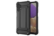 Puhelin - Kannet ja kotelot - Hurtel Hybrid Armor Case Tough Rugged Cover for Samsung Galaxy A73 Black - 5907769338564