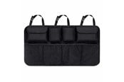 Autotarvikkeet - Wozinsky Large Car Organizer for Back Seat Backrest and Trunk - Black - 5907769385162