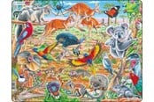 Palapelit - Larsen Puzzles Puzzle Australian animals - 60 pieces Maxi (36.5x28.5cm) Lattia - FH45