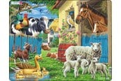 Palapelit - Larsen Puzzles Puzzle Farm animals - 23 pieces Maxi (36.5x28.5 cm) Lattia - FH23