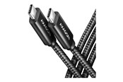 USB kaapelit - AXAGON BUCM4X-CM05AB - USB-C cable - USB-C to USB-C - 50 cm - BUCM4X-CM05AB