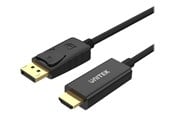 Näyttökaapeli - Unitek adapter cable - DisplayPort / HDMI - 1.8 m - Y-5118CA BOX