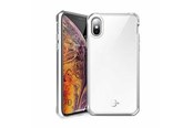 Puhelin - Kannet ja kotelot - ITSKINS HYBRID GLASS cover for iPhone XS Max®. Silver - APXP-IRIDM-SLVR