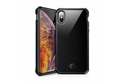 Puhelin - Kannet ja kotelot - ITSKINS HYBRID GLASS cover for iPhone XS Max®. Black - APXP-IRIDM-BLCK