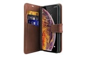Puhelin - Kannet ja kotelot - ITSKINS BOOK cover for iPhone XS Max®. Brown - APXP-BOOKC-BROW