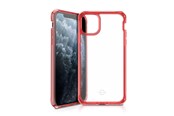 Puhelin - Kannet ja kotelot - ITSKINS HYBRID CLEAR cover for iPhone 11 Pro Max / XS Max®. Red and transparent - APXM-HBMKC-RATR
