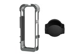 Action-kameran lisälaitteet - Sunnylife Metal Magnetic Frame with Silicone Lens Cover for Insta360 X5 - X5-BK012