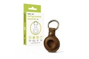 Puhelin - Muut lisävarusteet - Mobile Origin AirTag Leather Keychain A6 midnight brown - MO-ALK-MBRW