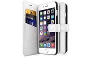 Puhelin - Kannet ja kotelot - ITSKINS BOOK cover for iPhone 8 Plus / 7 Plus / 6s Plus / 6 Plus®. White - APPP-BOOKC-WITE
