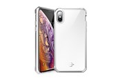 Puhelin - Kannet ja kotelot - ITSKINS HYBRID GLASS cover for iPhone XS / X®. Silver - APHX-IRIDM-SLVR