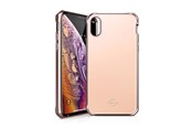 Puhelin - Kannet ja kotelot - ITSKINS HYBRID GLASS cover for iPhone XS / X®. Rose - APHX-IRIDM-ROSE